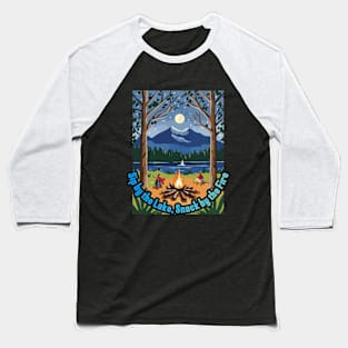 Camping Baseball T-Shirt